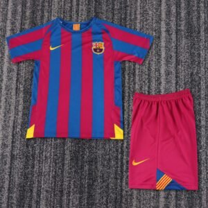 Kids Retro Barcelona Home Jersey 2005/06 League Edition