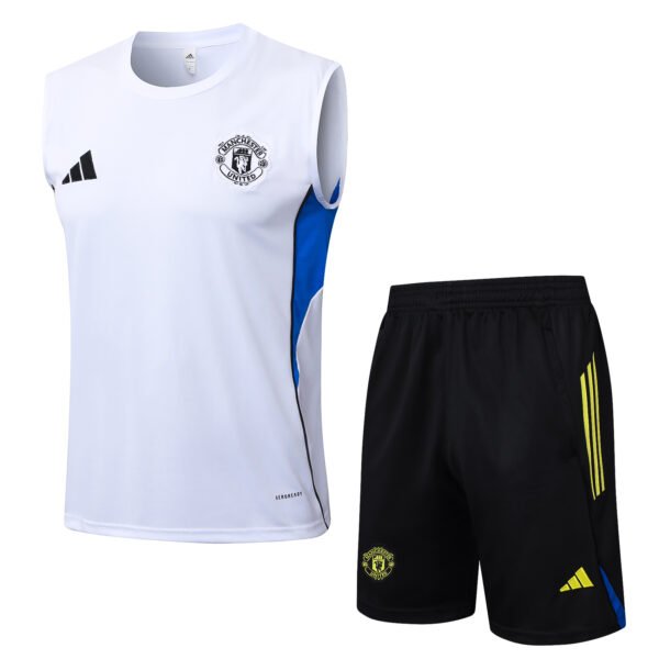 Manchester United Training Vest White Kit 2025/26