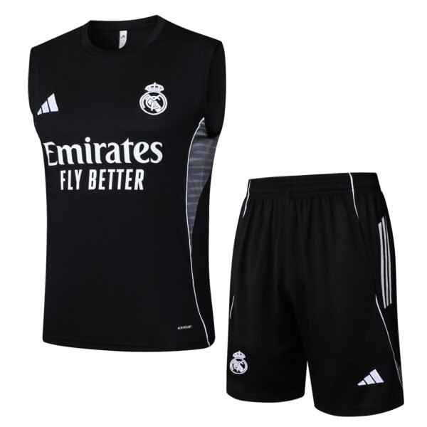 Real Madrid Training Vest Black Kit 2025/26
