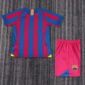 Kids Retro Barcelona Home Jersey 2005/06 League Edition