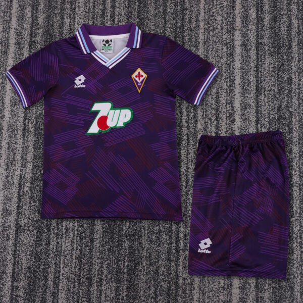 Kids Retro Fiorentina Home Jersey Kit 1992/93