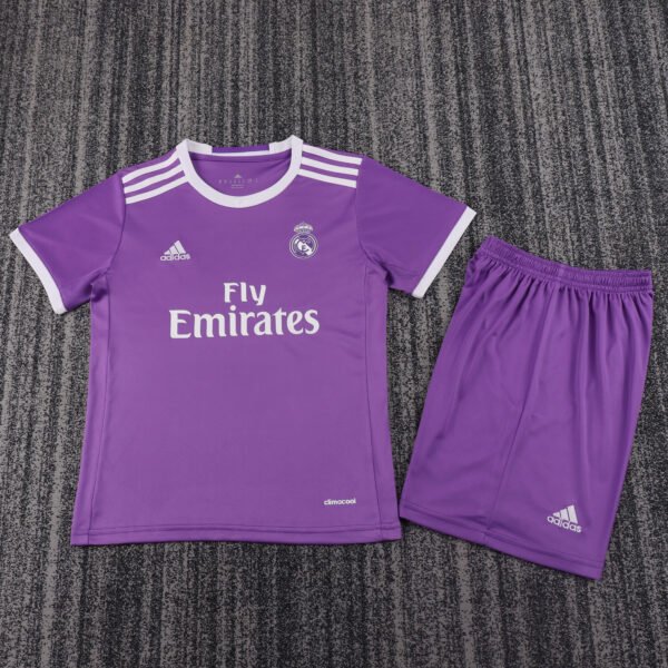 Kids Retro Real Madrid Away Jersey 2016/17
