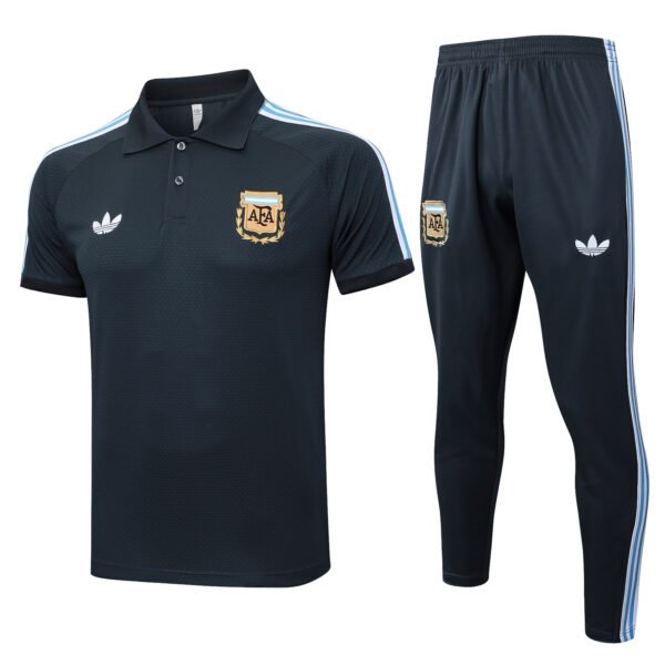 Argentina Training POLO Dark Gray Retro Kit 2025/26