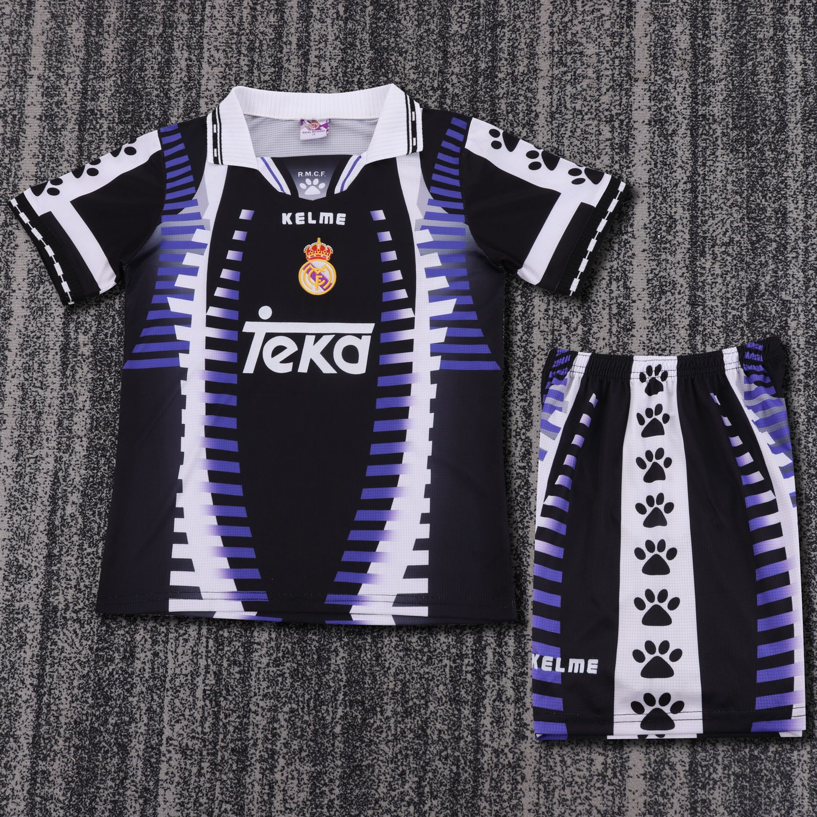 Kids Retro Real Madrid Third Away Jersey 1997/98