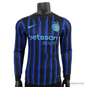 Inter Milan Home Match Jersey Long Sleeves 2025/26