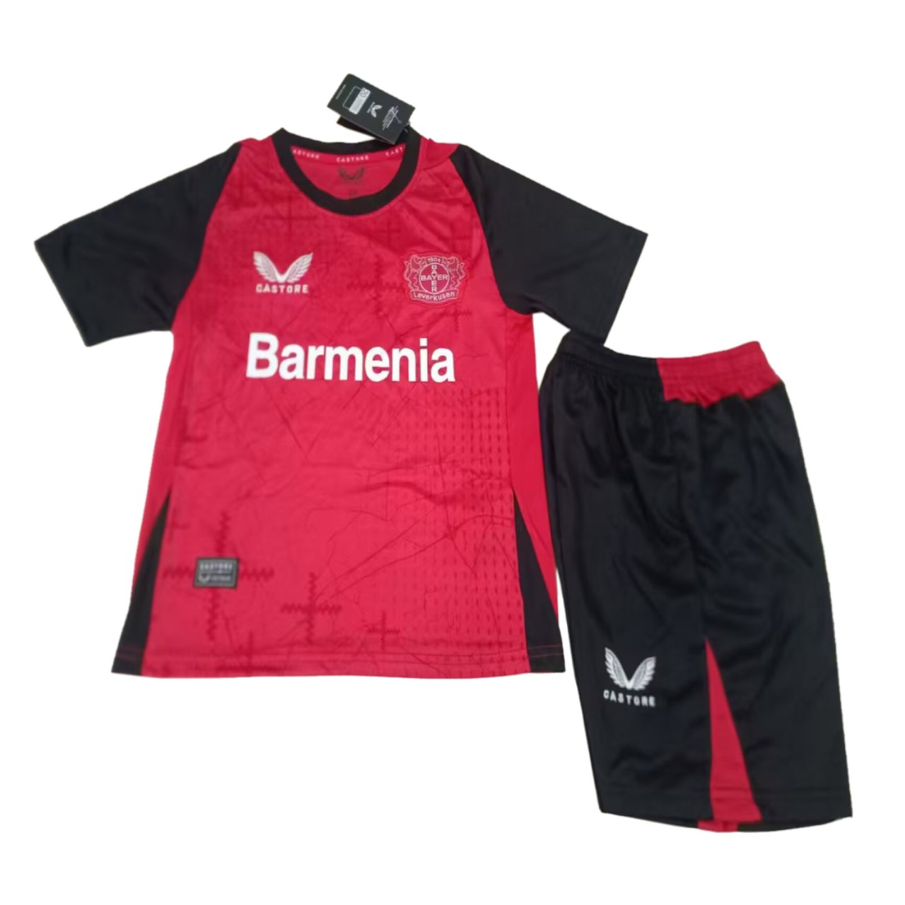 Kids Leverkusen Home Jersey Kit 2024/25