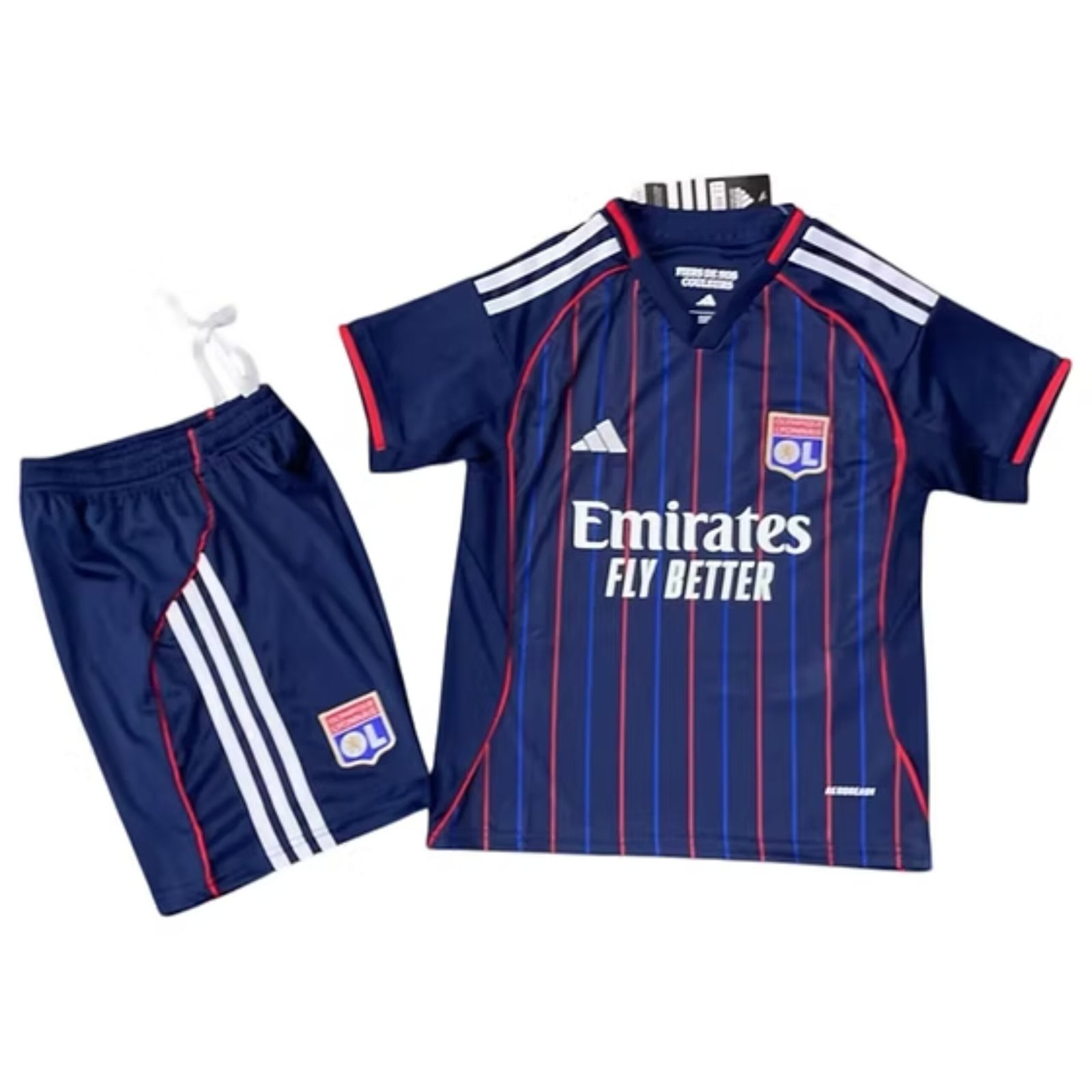 Kids Olympique Lyonnais Away Jersey Kit 2025/26