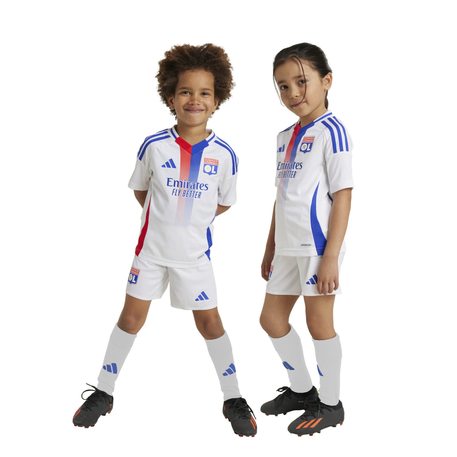 Kids Olympique Lyonnais Home Jersey Kit 2024/25