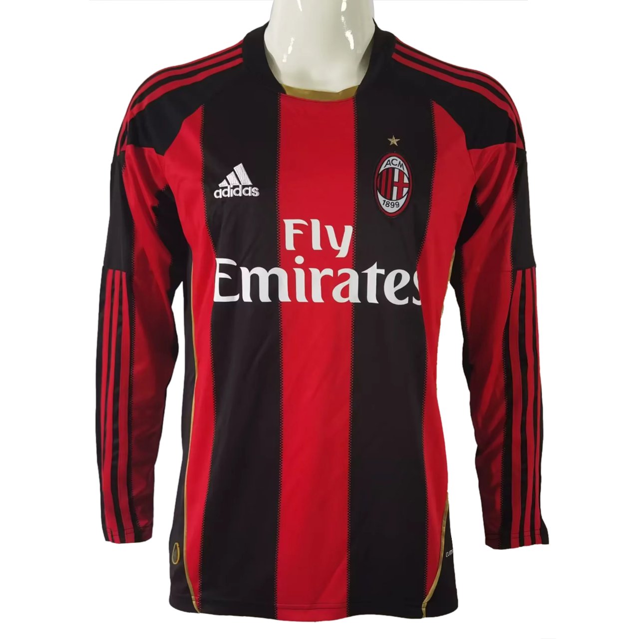Retro AC Milan Home Jersey Long Sleeve 2010/11
