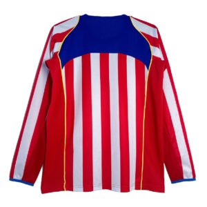 Retro Atletico Madrid Home Jersey Long Sleeve 2004/05