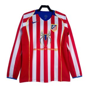 Retro Atletico Madrid Home Jersey Long Sleeve 2004/05