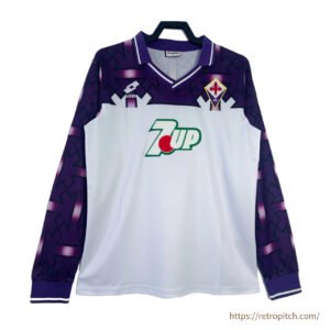 Retro Fiorentina Away Jersey Long Sleeves 1992/93