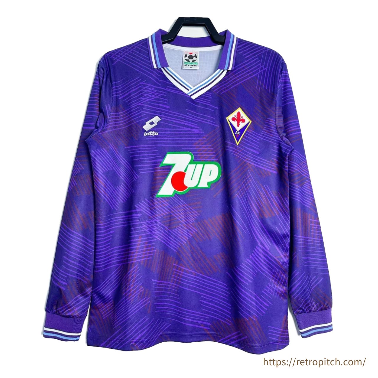 Retro Fiorentina Home Jersey Long Sleeves 1992/93