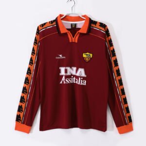 Retro Roma Home Jersey Long Sleeves 1998/99