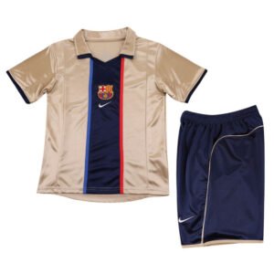 Barcelona 2001/02 Kid's Away Retro Kit