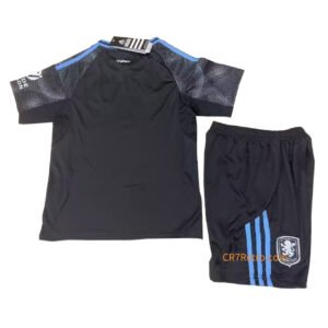Kids Aston Villa Away Jersey Kit 2025/26