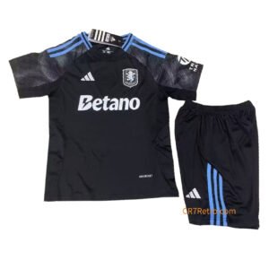 Kids Aston Villa Away Jersey Kit 2025/26