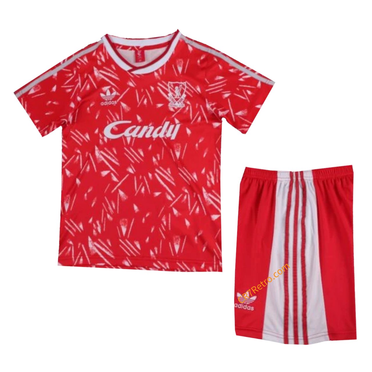 Kids Liverpool Home Jersey Retro Kit 1989/91