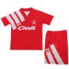 Kids Liverpool Home Jersey Retro Kit 1991/02