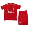 Kids Liverpool Home Jersey Retro Kit 2005/06
