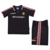 Kids Manchester United Away Jersey Kit 1998/99
