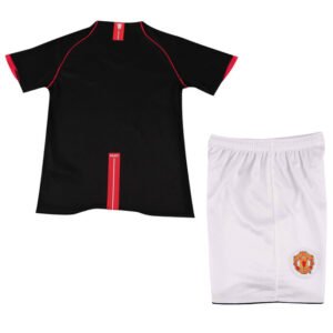 Kids Retro Manchester United Away Jersey Kit 2007/08