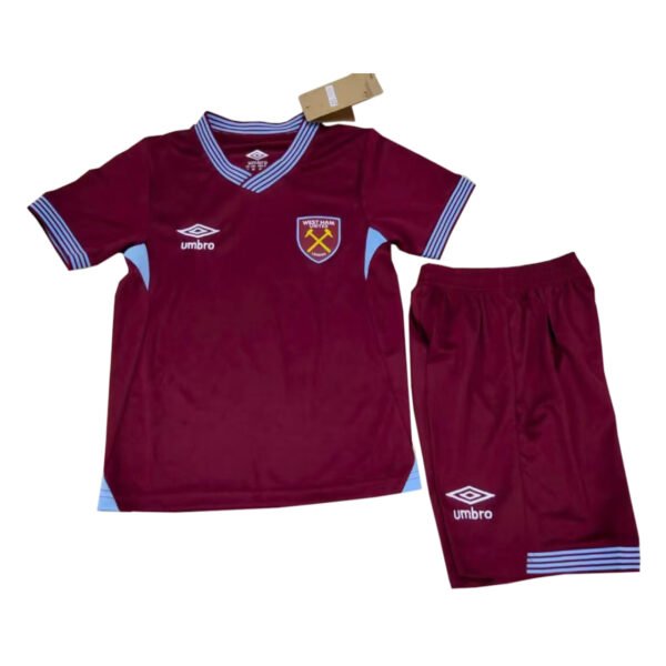 Kids West Ham United Home Jersey Kit 2025/26