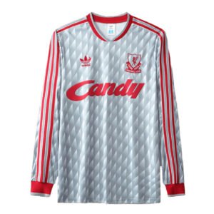 Retro Liverpool Away Jersey Long Sleeve 1989/91
