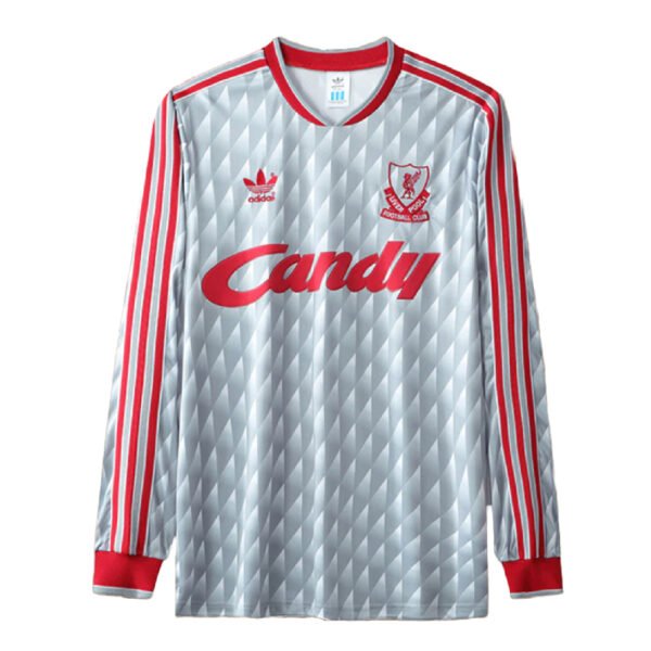 Retro Liverpool Away Jersey Long Sleeve 1989/91