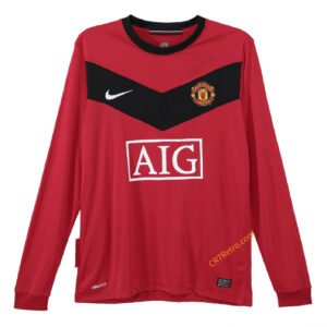 Retro Manchester United Away Jersey Long Sleeve 2010