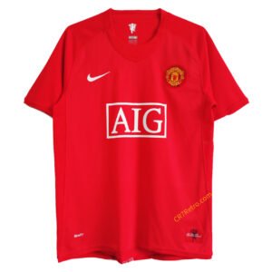 Retro Manchester United Home Jersey 2007/08