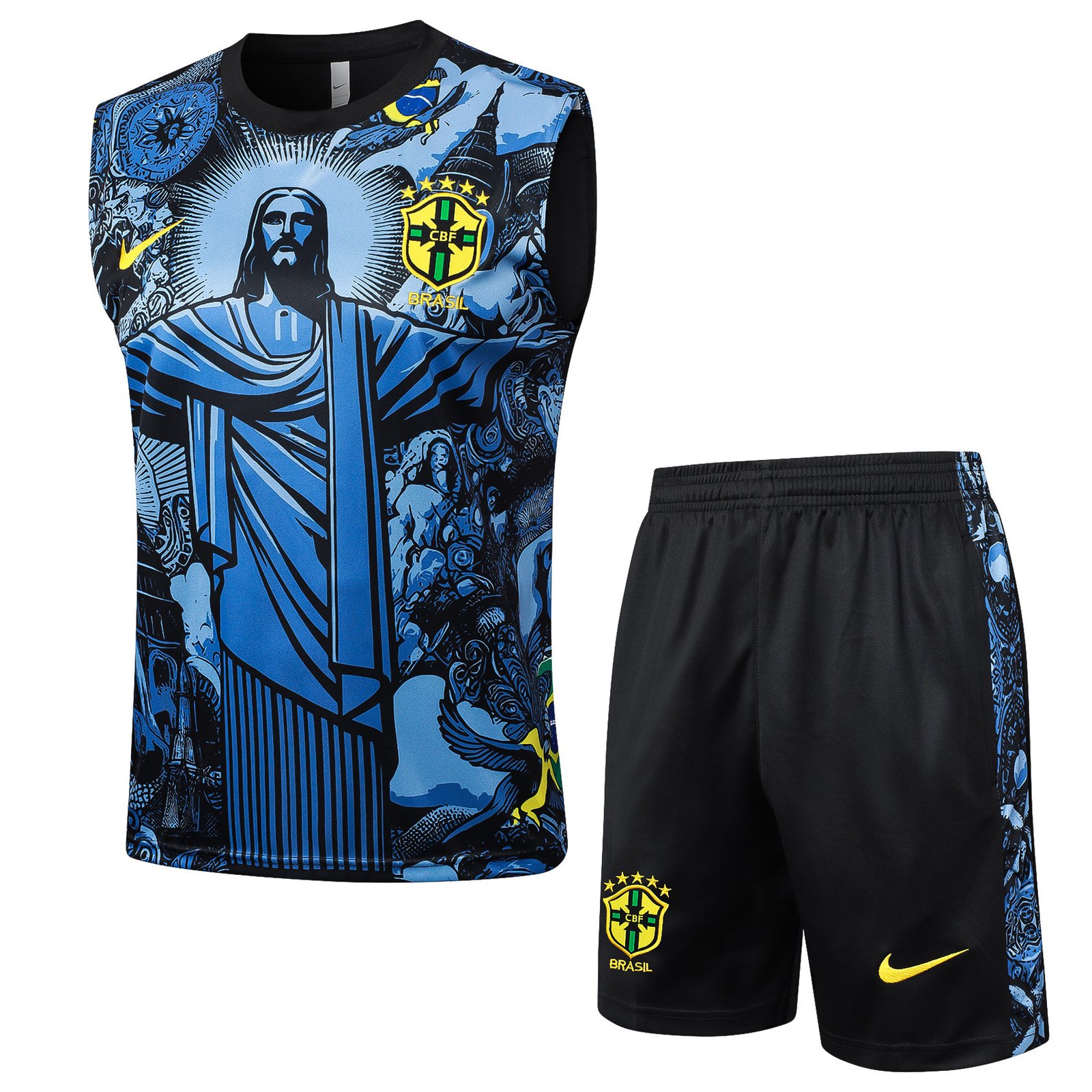 Brazil 24/25 Dark Blue Training Tank Top