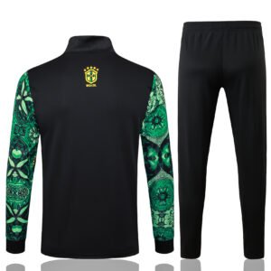 Brazil 24/25 Greener Long Zip Jacket Tracksuit