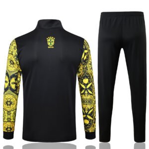 Brazil 24/25 Yellow Long Zip Jacket