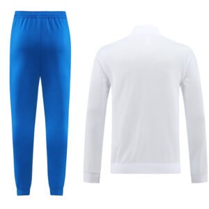 Italy White Long Zip Jacket Jersey 2024/25