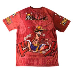 Japan Luffy King Thieves Red Jersey