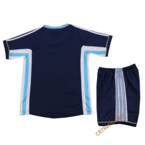 Kids Argentina Away Jersey Retro Kit 1998