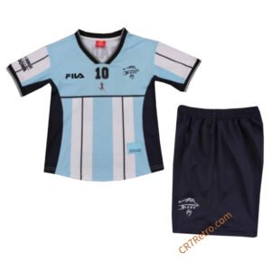 Kids Argentina Maradona Commemorative Jersey Retro Kit 2001