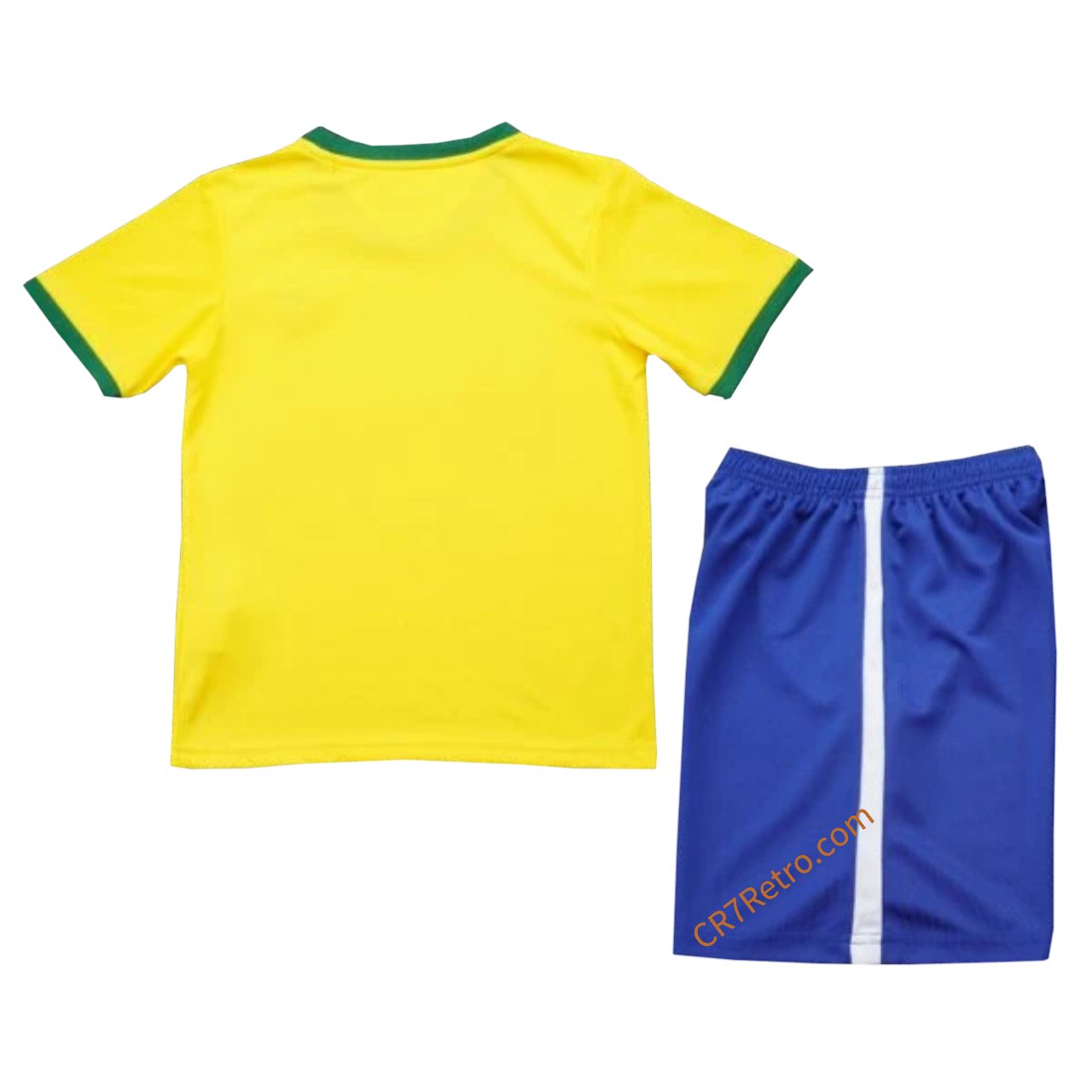 Kids Brazil Home Jersey Retro Kit 1970
