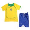 Kids Brazil Home Jersey Retro Kit 2004