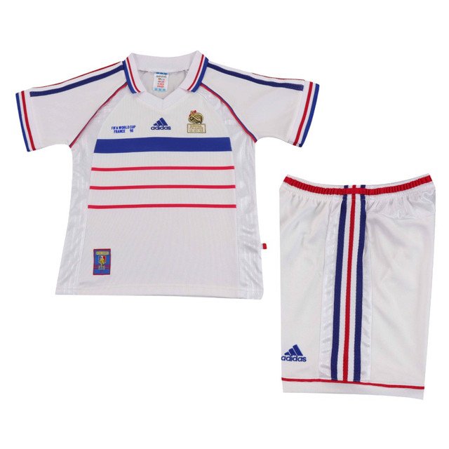 Kid's France Away Jersey Retro Kit 1998