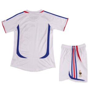 Kid's France Away Jersey Retro Kit 2006