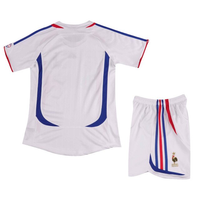 Kid's France Away Jersey Retro Kit 2006