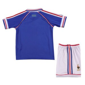Kid's France Home Jersey Retro Kit 1998