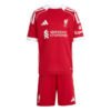 Kids Liverpool Home Jersey Kit 2025/26