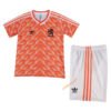 Kids Netherlands Home Jersey Retro Kit 1988