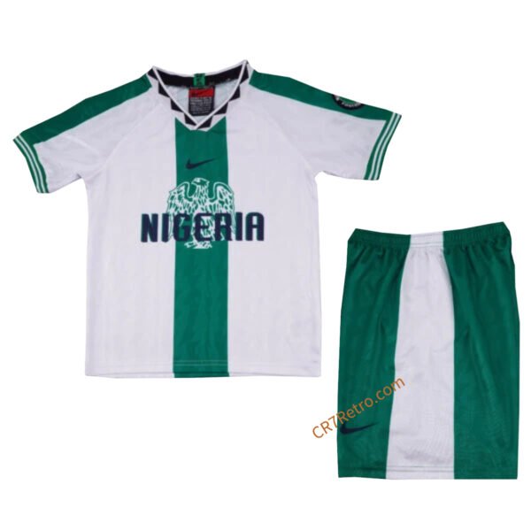 Kids Retro Nigeria Away Jersey Kit 1996