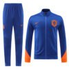 Netherlands Blue Long Zip Jacket 2024