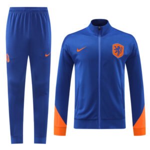 Netherlands Blue Long Zip Jacket 2024