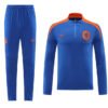 Netherlands Blue Short Zip Tracksuit 2024